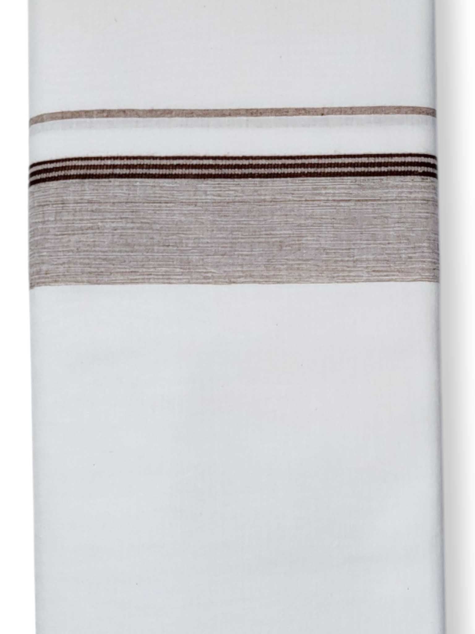 Single Kerala Pure White Mundu/Dhoti