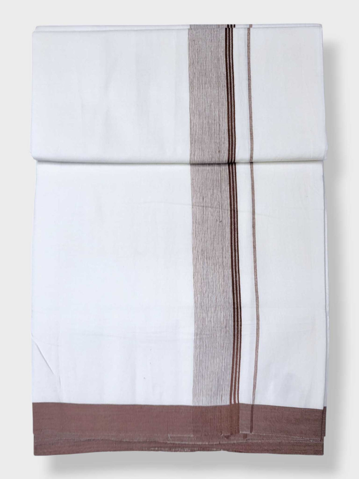 Single Kerala Pure White Mundu/Dhoti