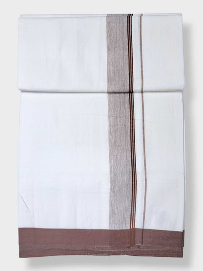 Single Kerala Pure White Mundu/Dhoti