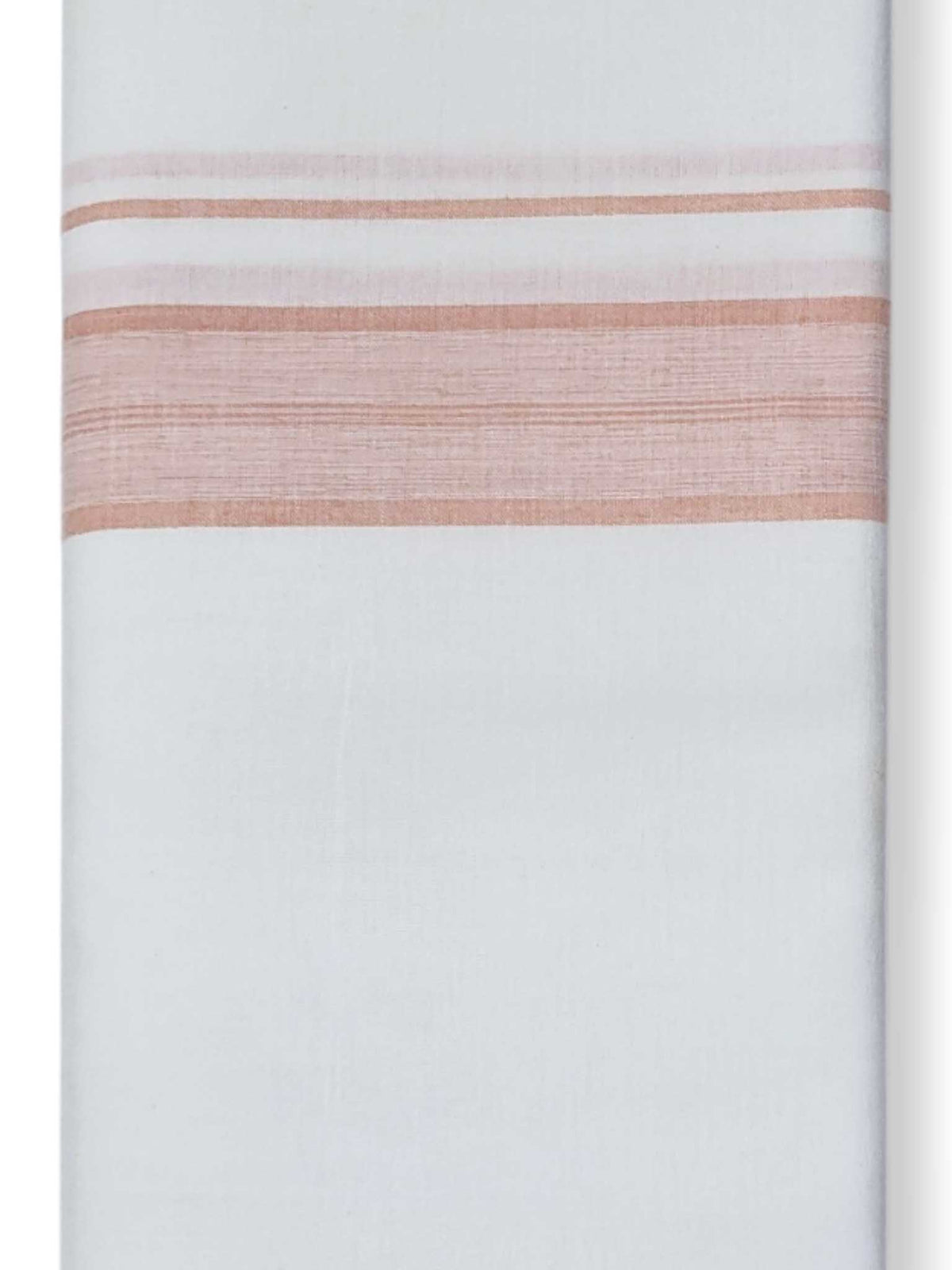 Single Kerala Pure White Mundu/Dhoti