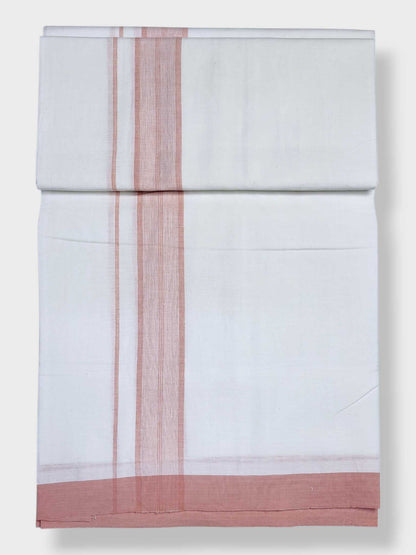 Single Kerala Pure White Mundu/Dhoti
