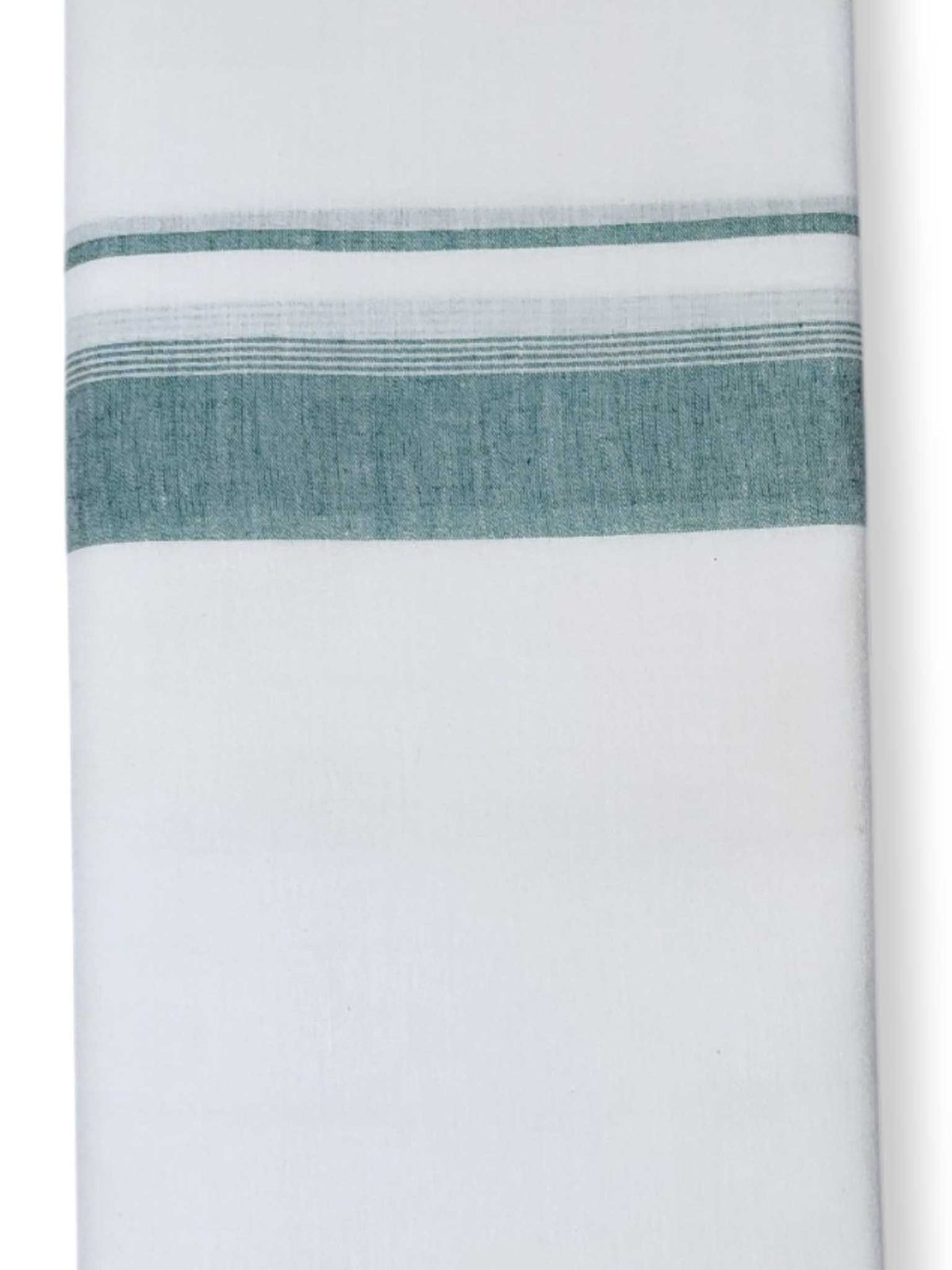 Single Kerala Pure White Mundu/Dhoti
