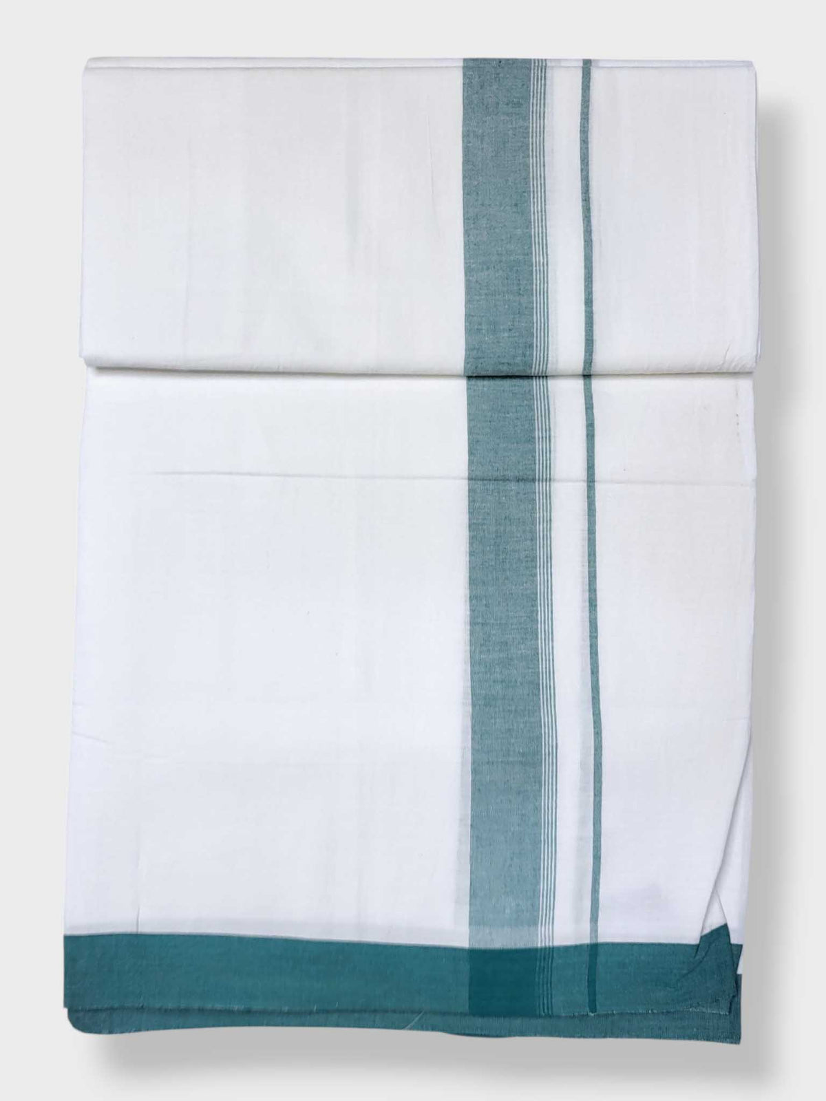 Single Kerala Pure White Mundu/Dhoti