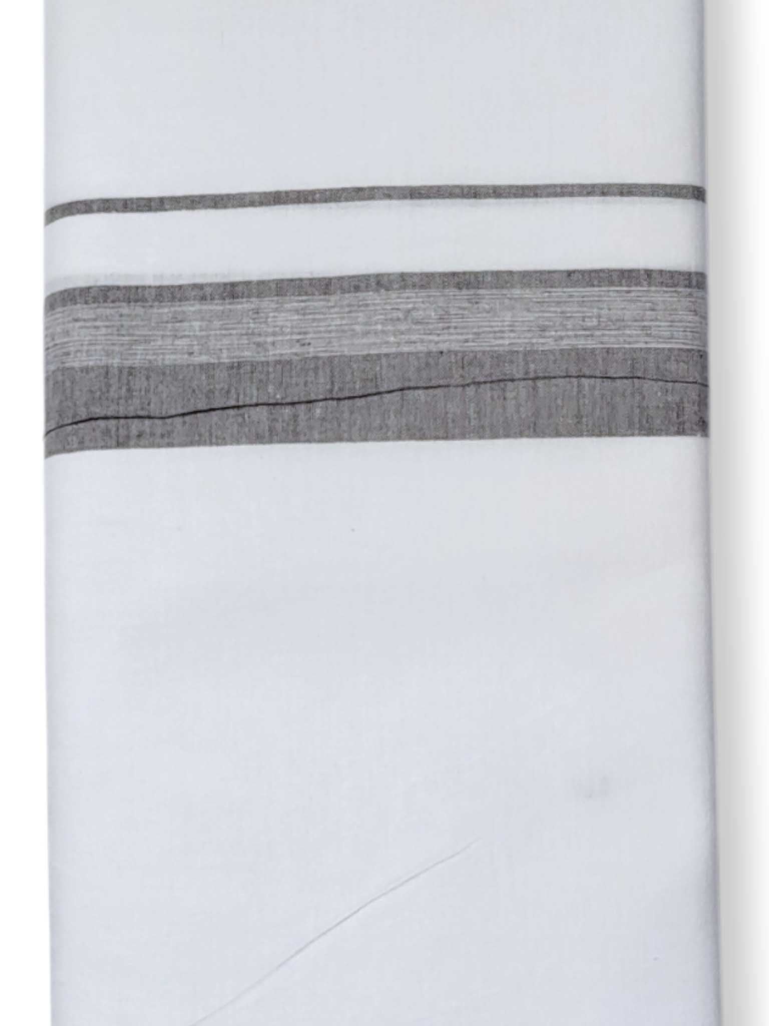 Single Kerala Pure White Mundu/Dhoti
