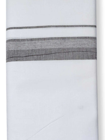 Single Kerala Pure White Mundu/Dhoti