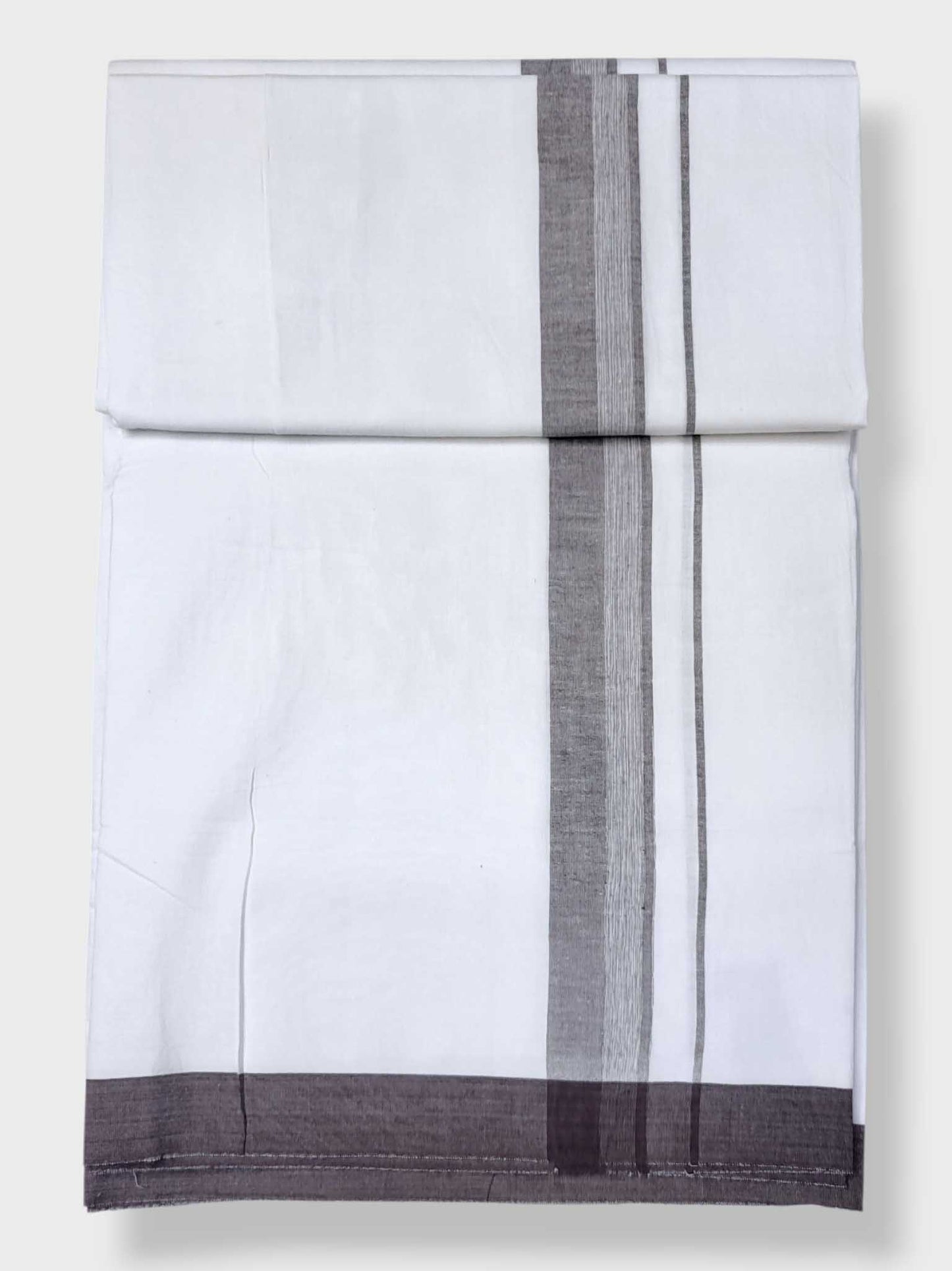 Single Kerala Pure White Mundu/Dhoti