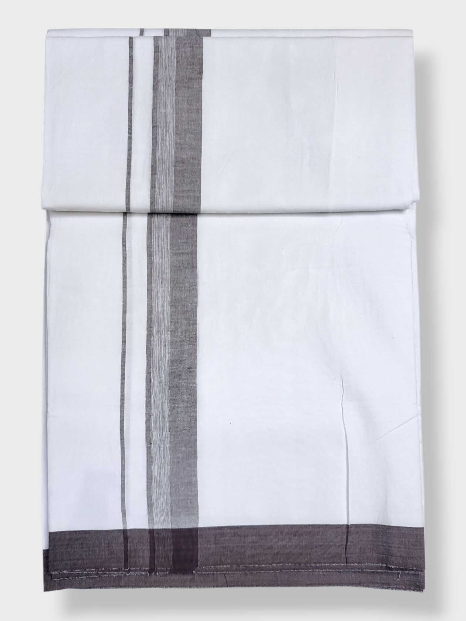 Single Kerala Pure White Mundu/Dhoti