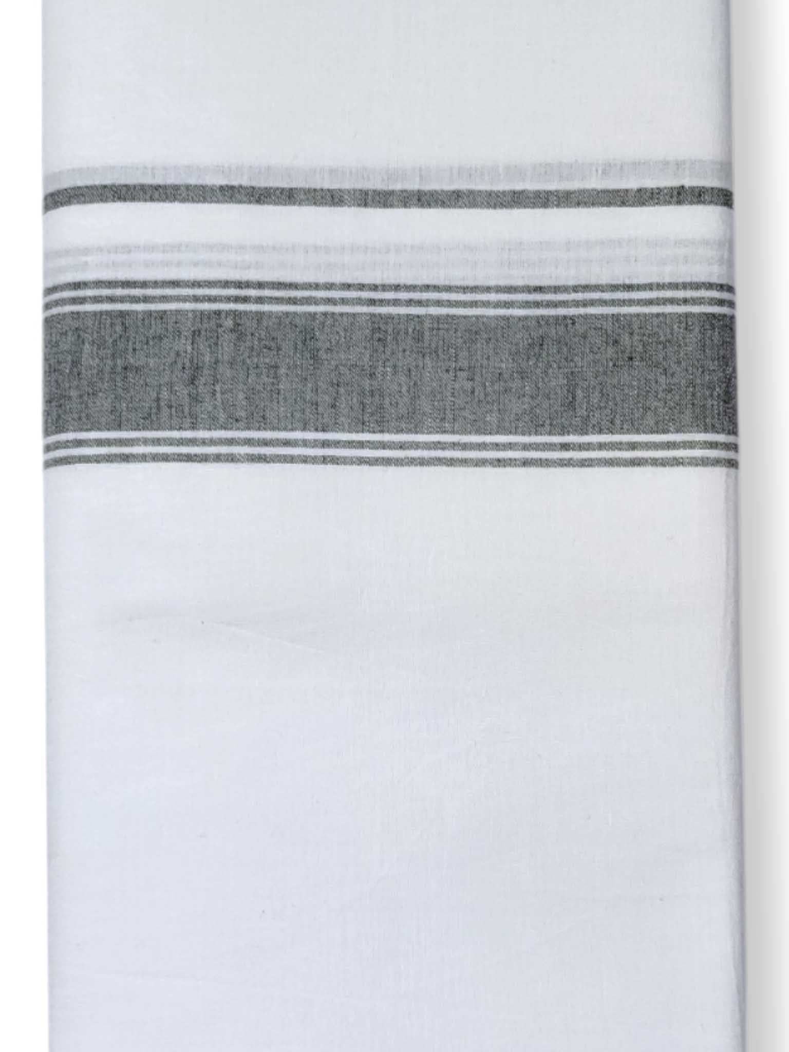 Single Kerala Pure White Mundu/Dhoti