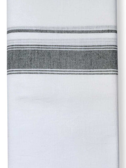 Single Kerala Pure White Mundu/Dhoti