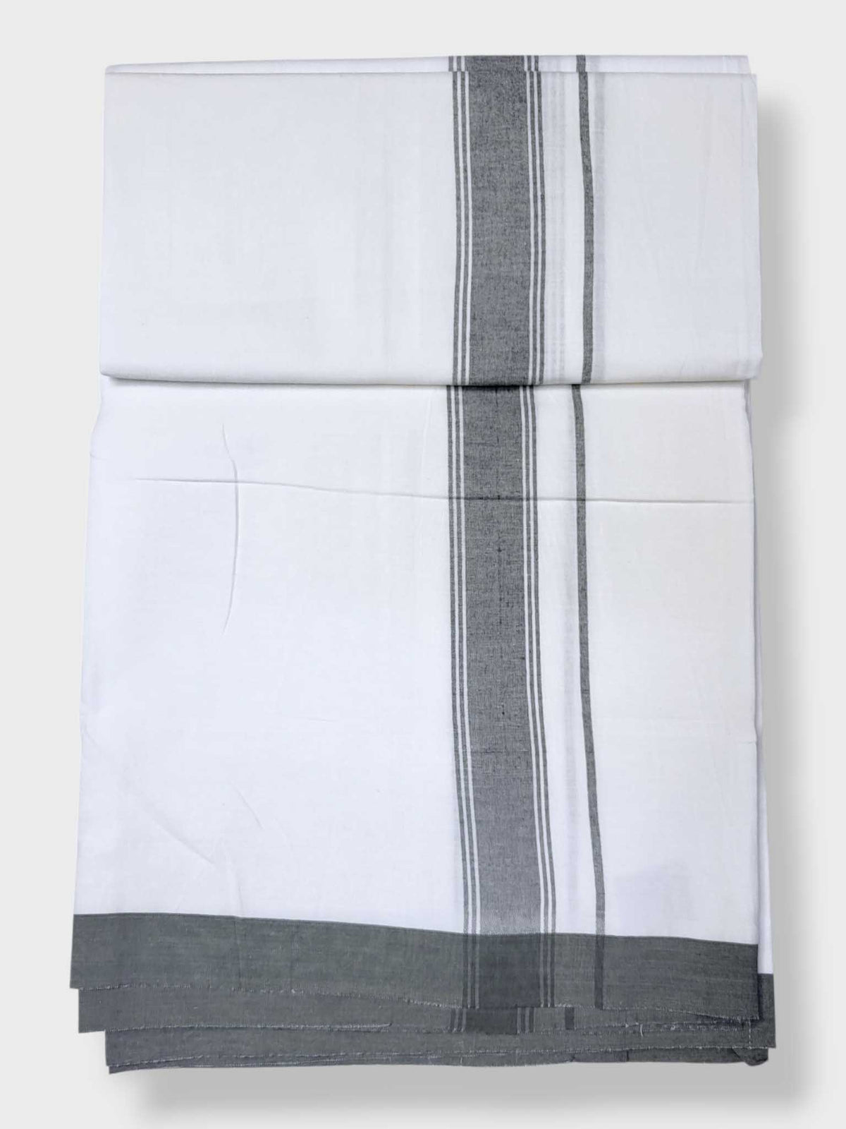 Single Kerala Pure White Mundu/Dhoti