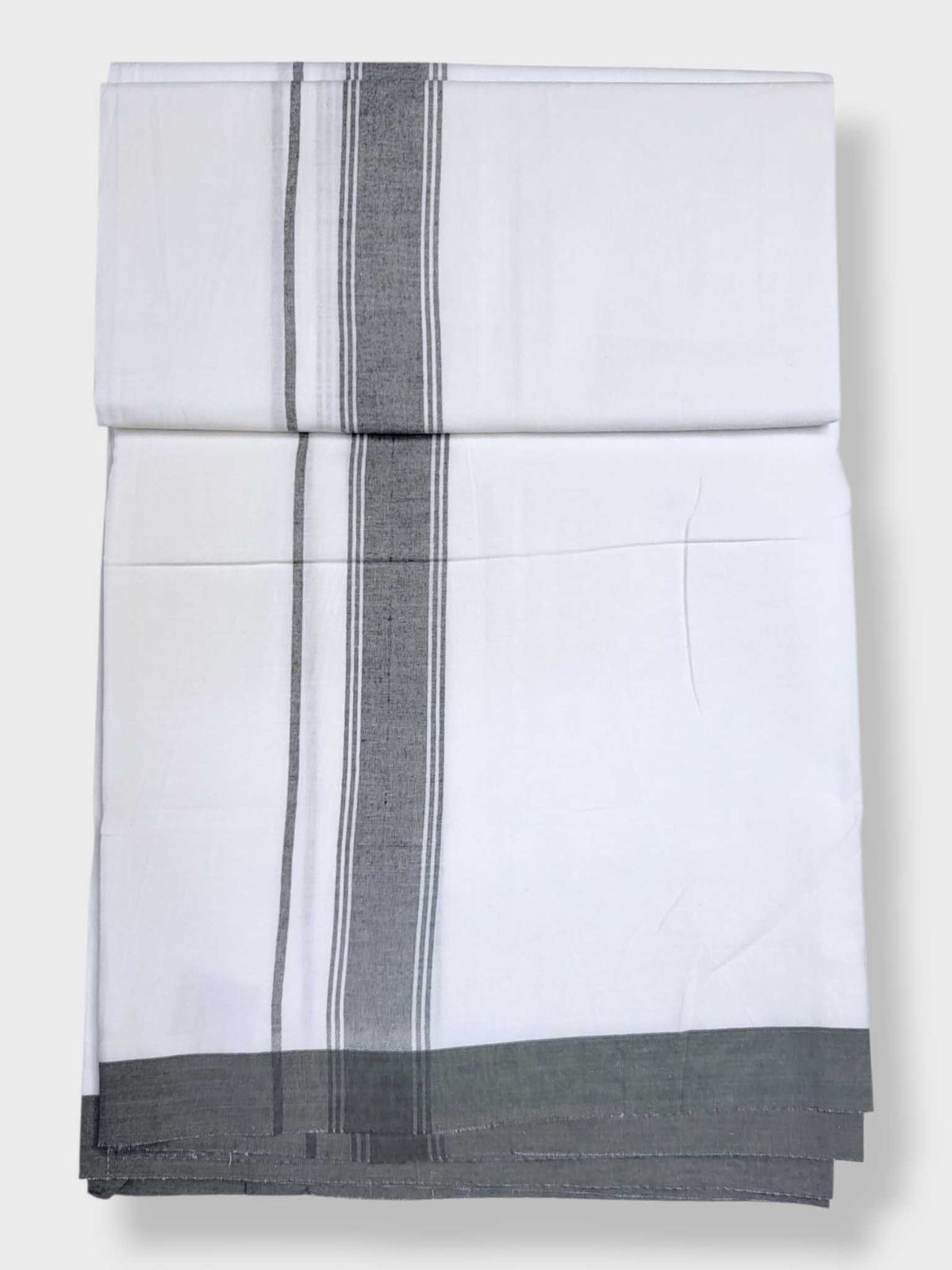 Single Kerala Pure White Mundu/Dhoti