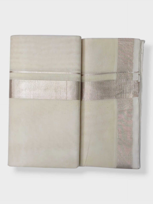 Kerala Kasavu Mundu for Men