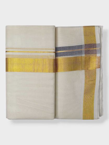 Kerala Kasavu Mundu for Men