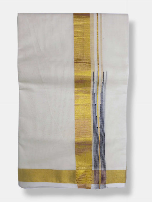 Kerala Kasavu Mundu for Men
