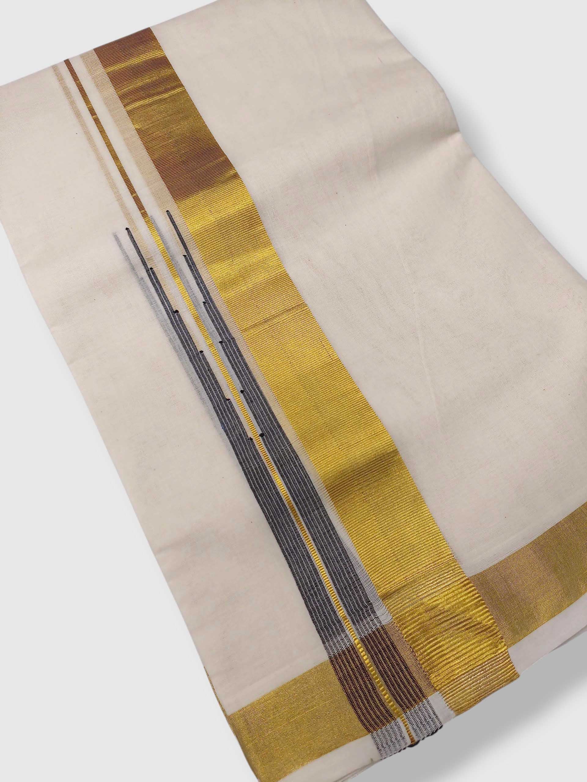 Kerala Kasavu Mundu for Men