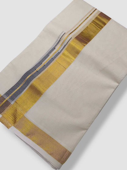 Kerala Kasavu Mundu for Men