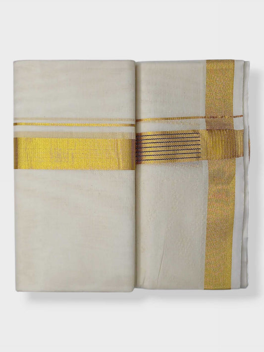 Kerala Kasavu Mundu for Men
