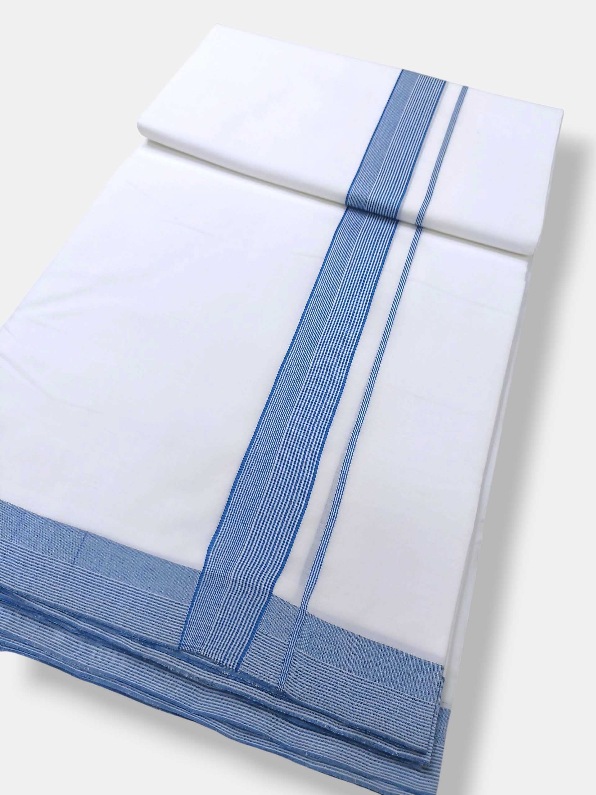 Kerala Premium Balaramapuram Handloom Dhoti/Mundu for Men