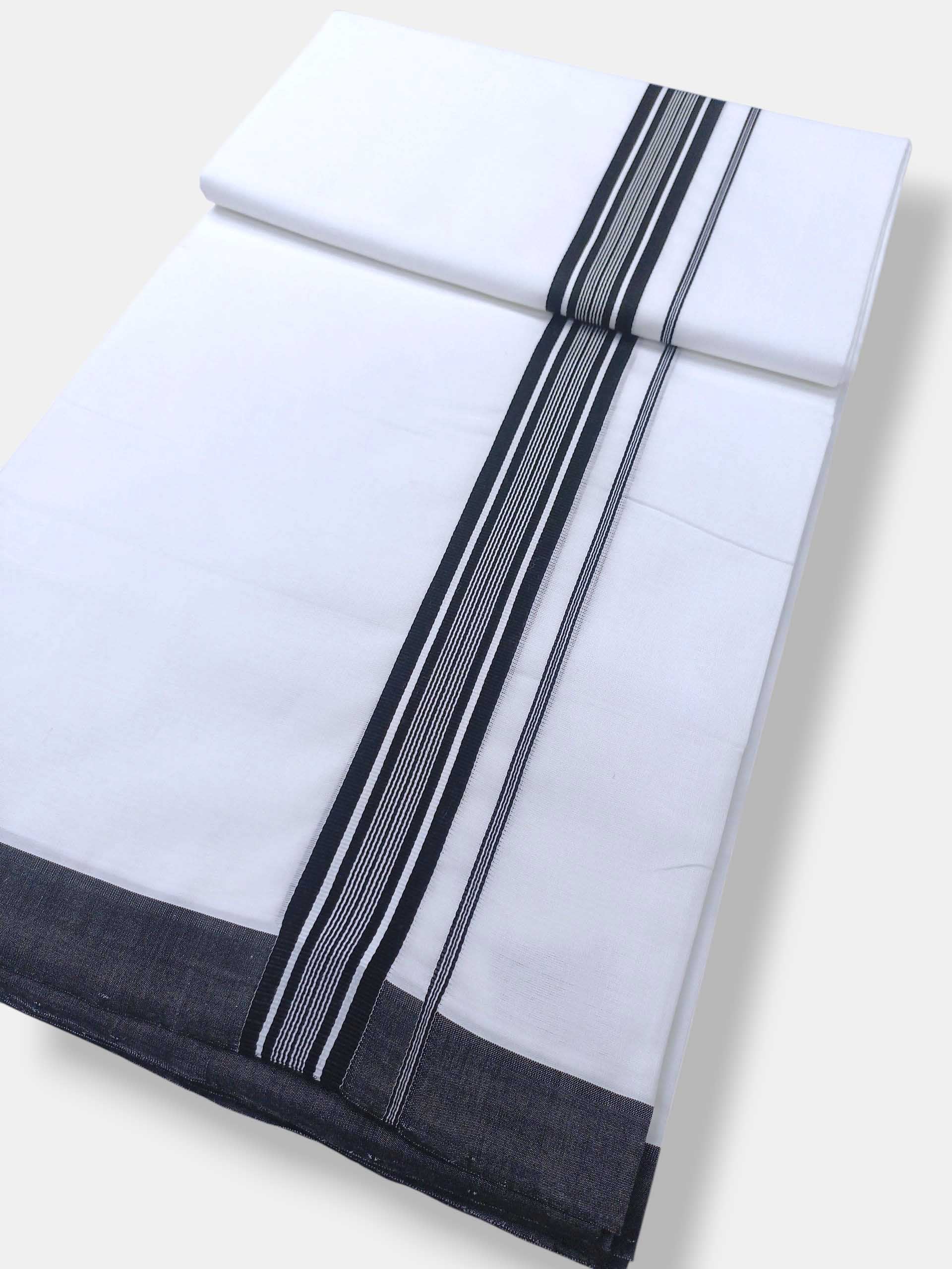 Kerala Premium Balaramapuram Handloom Dhoti/Mundu for Men