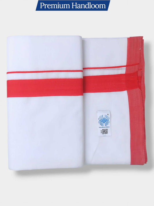 Kerala Premium Balaramapuram Handloom Dhoti/Mundu for Men