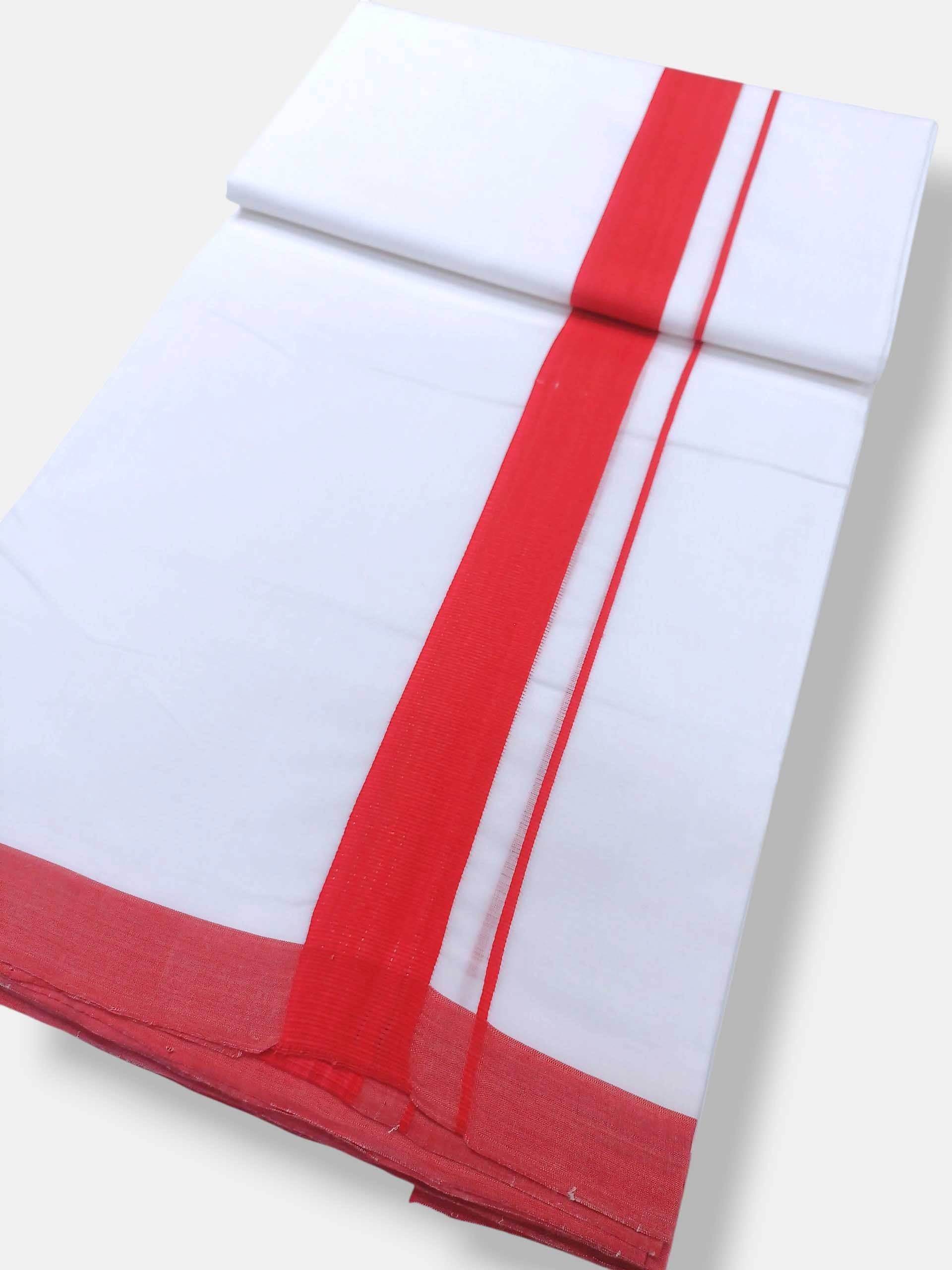 Kerala Premium Balaramapuram Handloom Dhoti/Mundu for Men