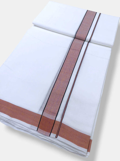 Kerala Premium Balaramapuram Handloom Dhoti/Mundu for Men