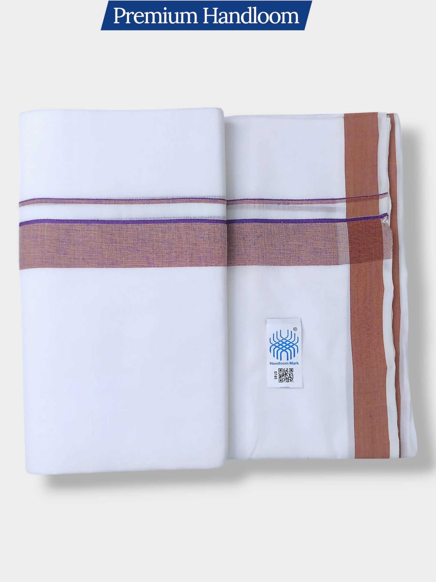 Kerala Premium Balaramapuram Handloom Dhoti/Mundu for Men