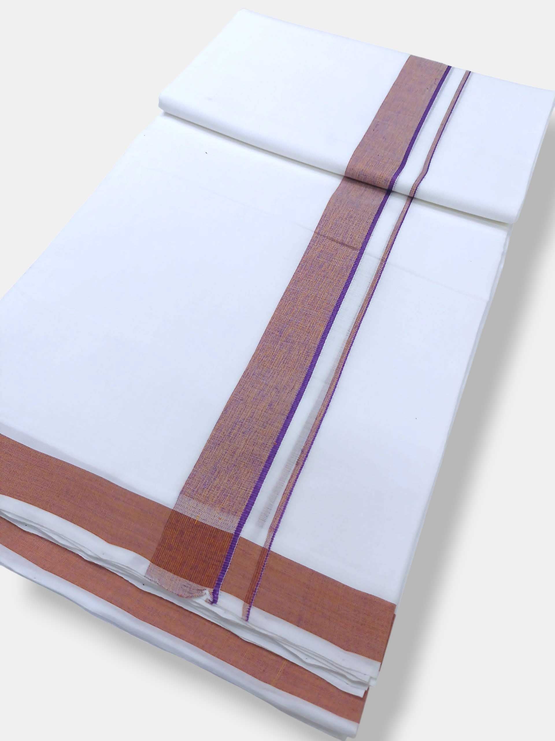 Kerala Premium Balaramapuram Handloom Dhoti/Mundu for Men