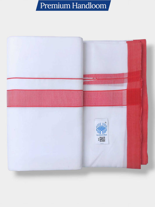 Kerala Premium Balaramapuram Handloom Dhoti/Mundu for Men