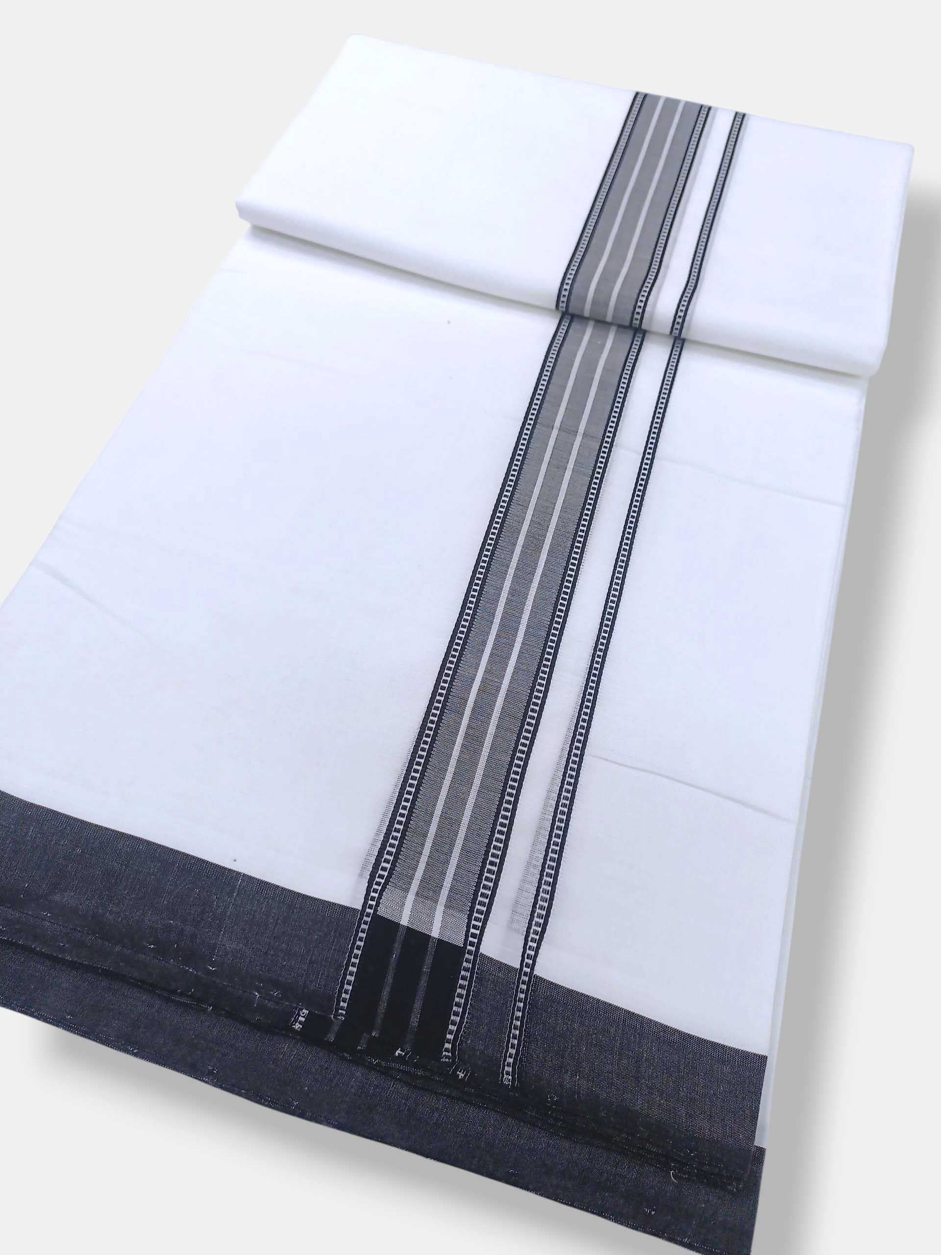 Kerala Premium Balaramapuram Handloom Dhoti/Mundu for Men