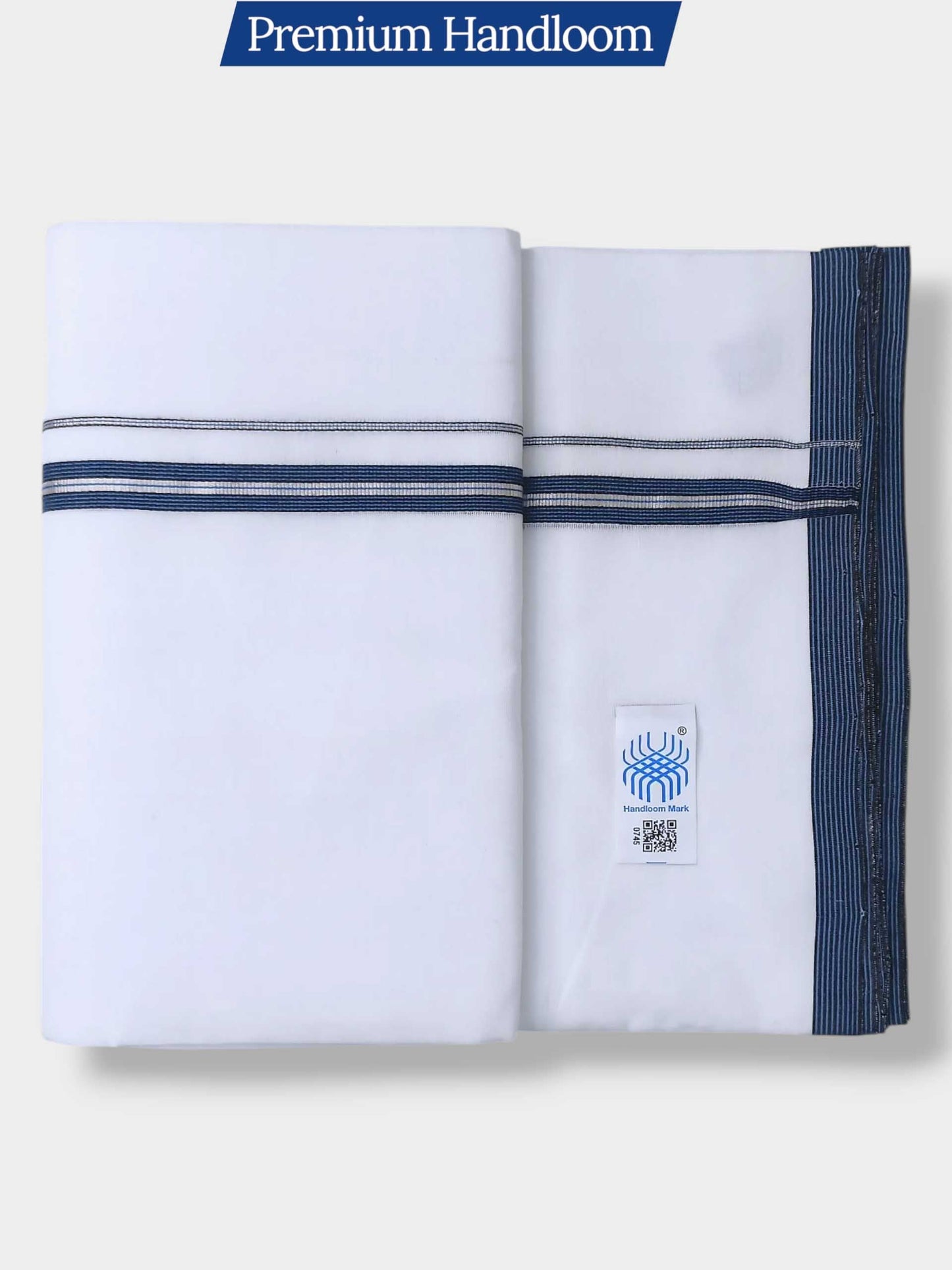 Kerala Premium Balaramapuram Handloom Dhoti/Mundu for Men