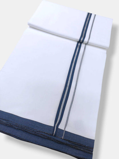 Kerala Premium Balaramapuram Handloom Dhoti/Mundu for Men