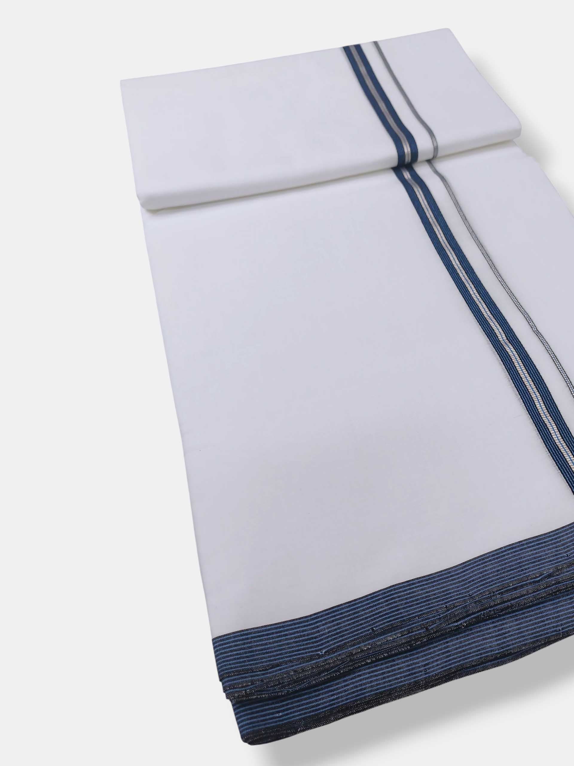 Kerala Premium Balaramapuram Handloom Dhoti/Mundu for Men