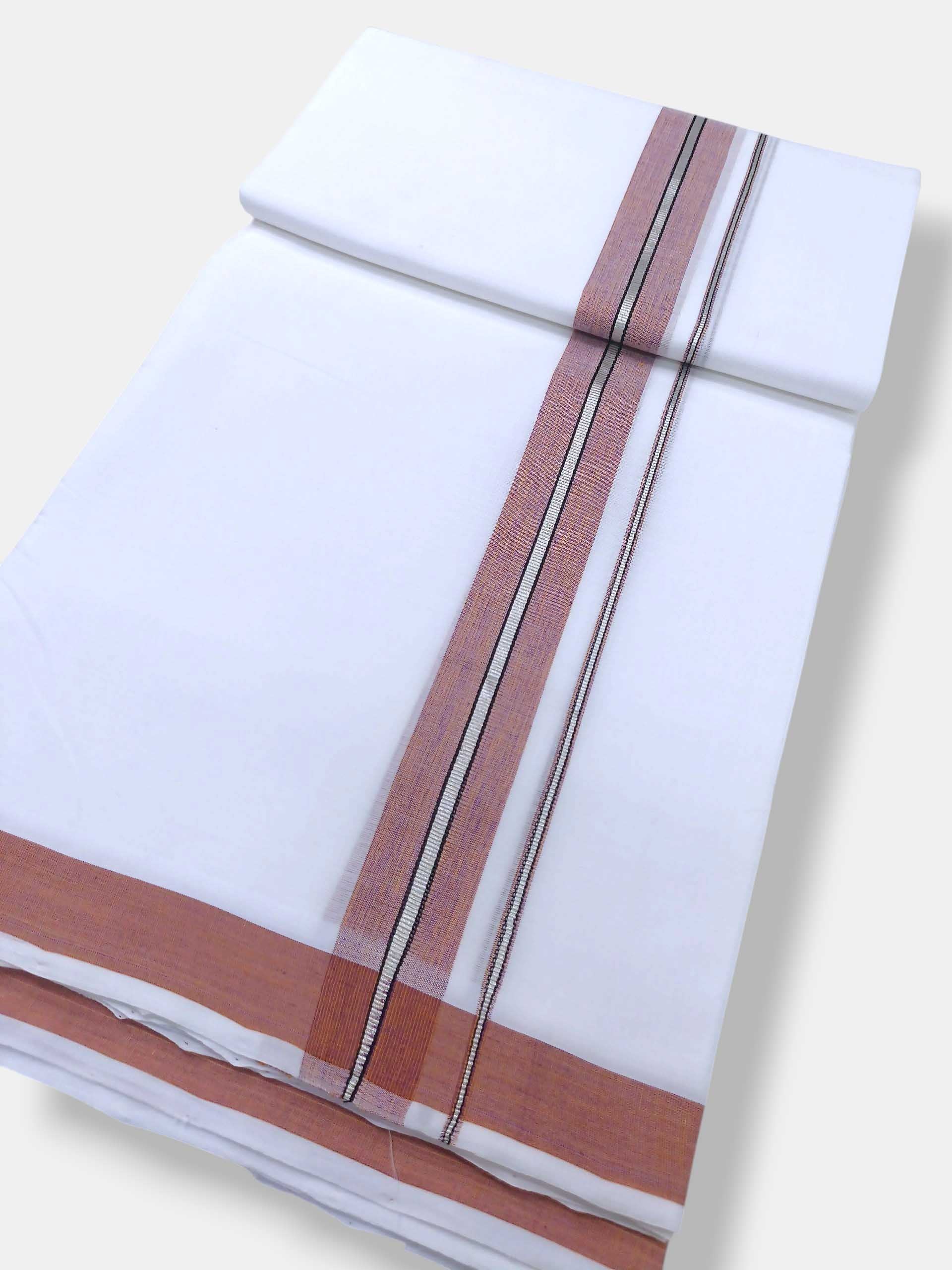 Kerala Premium Balaramapuram Handloom Dhoti/Mundu for Men