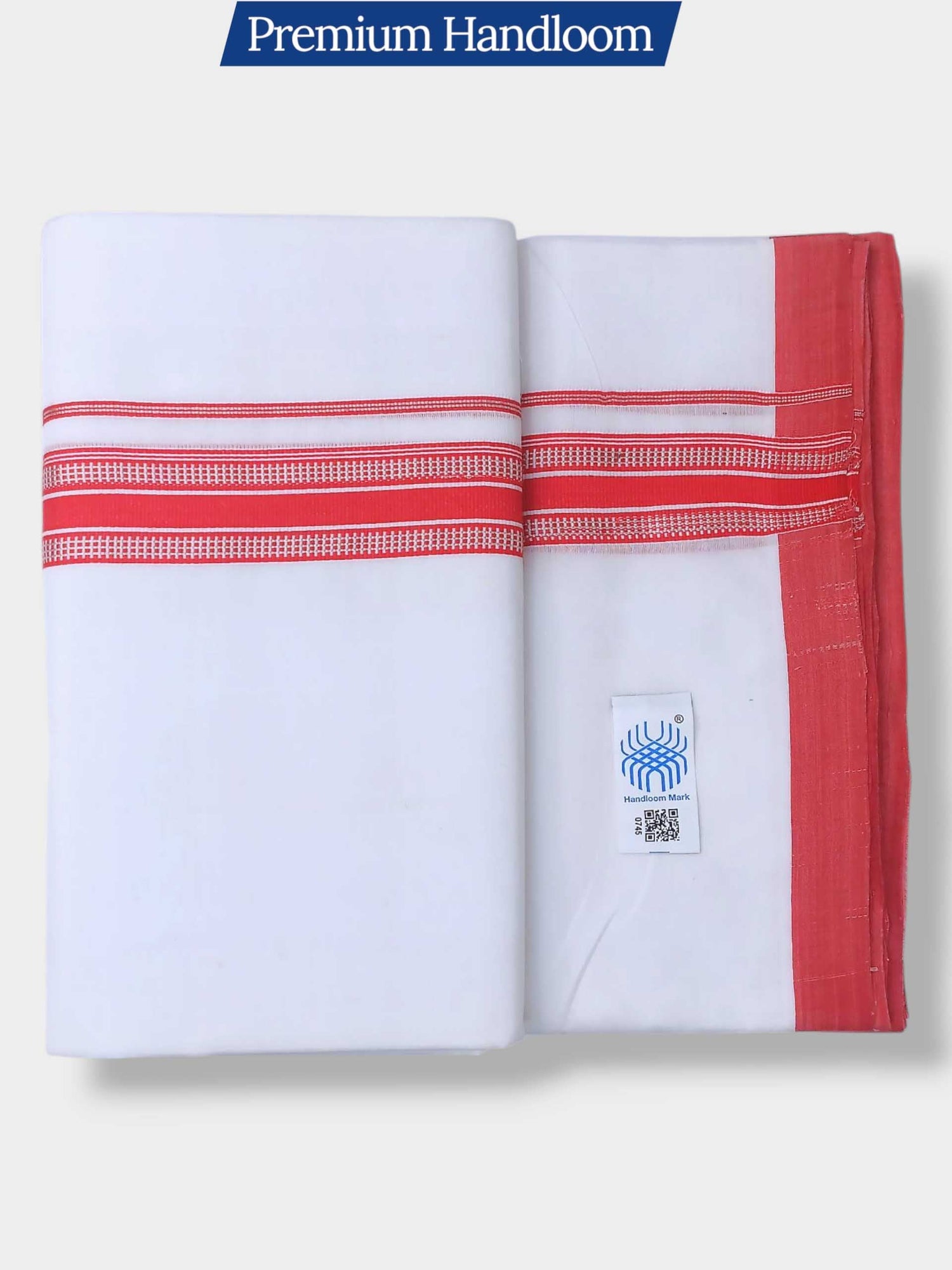 Kerala Premium Balaramapuram Handloom Dhoti/Mundu for Men