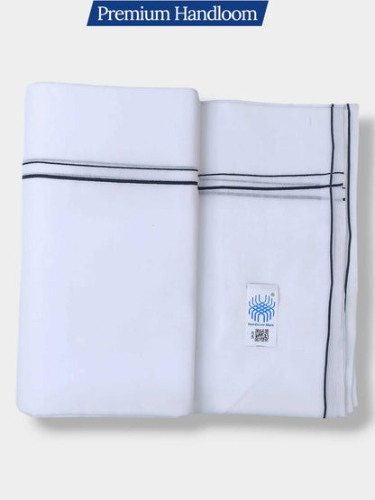 Kerala Premium Balaramapuram Handloom Dhoti/Mundu for Men