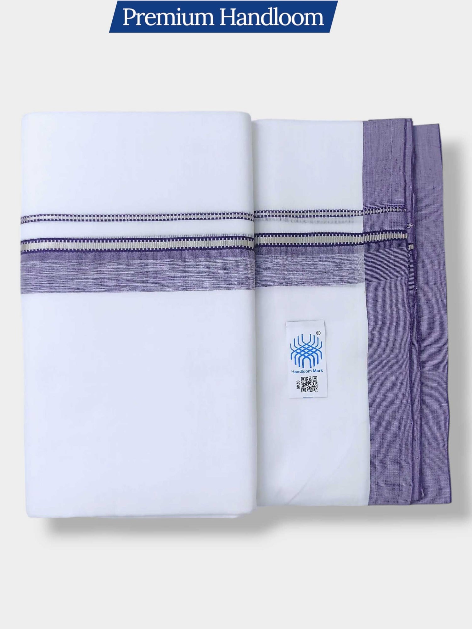 Kerala Premium Balaramapuram Handloom Dhoti/Mundu for Men