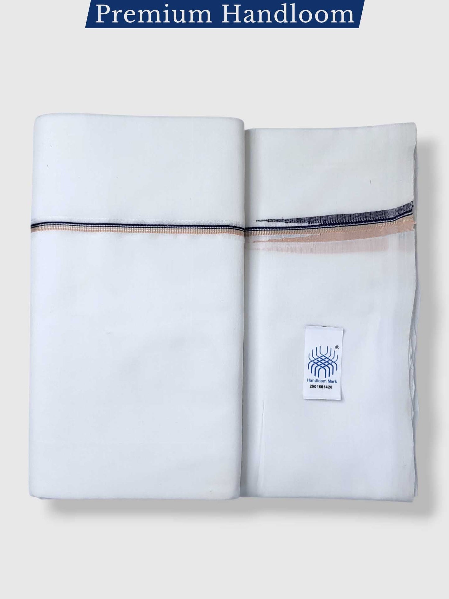 Kerala Premium Balaramapuram Handloom Dhoti/Mundu for Men