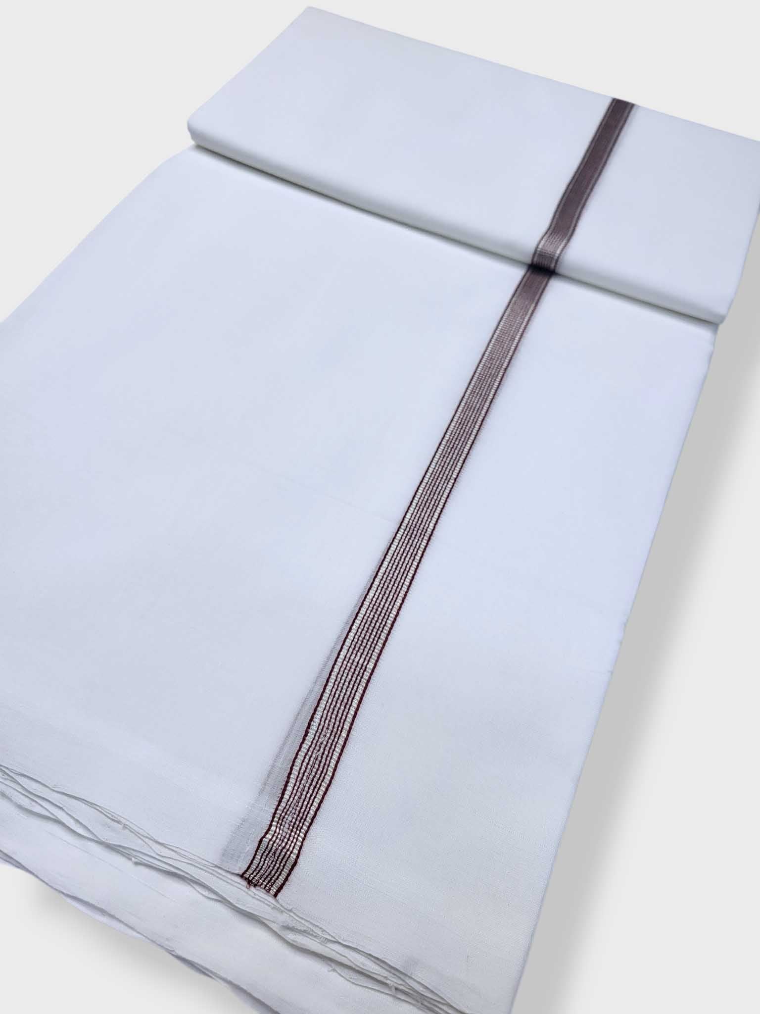Kerala Premium Balaramapuram Handloom Dhoti/Mundu for Men