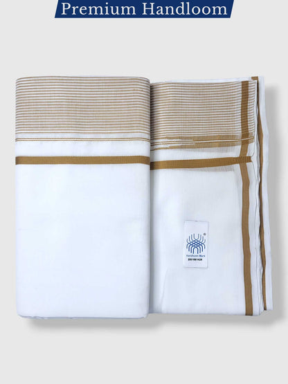 Kerala Premium Balaramapuram Handloom Dhoti/Mundu for Men