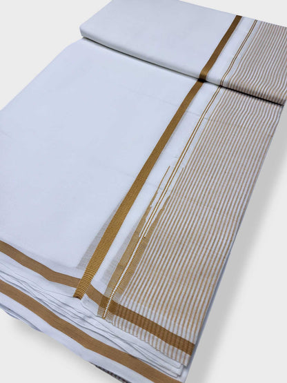 Kerala Premium Balaramapuram Handloom Dhoti/Mundu for Men