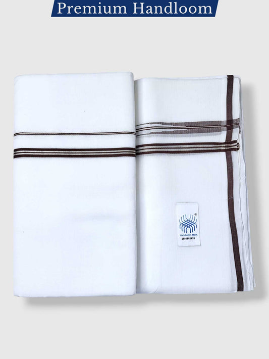 Kerala Premium Balaramapuram Handloom Dhoti/Mundu for Men