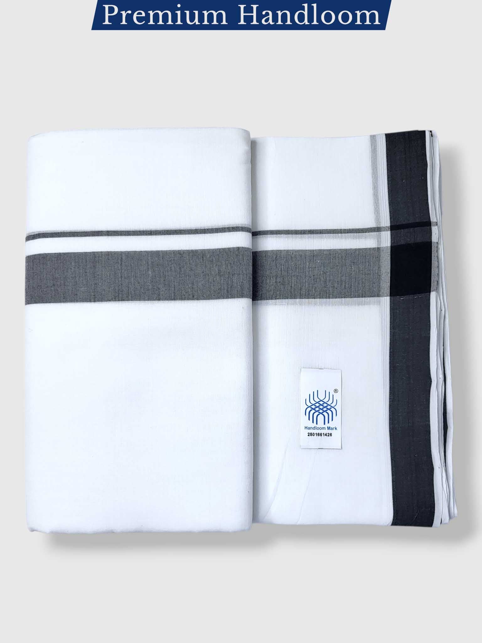 Kerala Premium Balaramapuram Handloom Dhoti/Mundu for Men