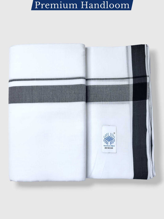 Kerala Premium Balaramapuram Handloom Dhoti/Mundu for Men