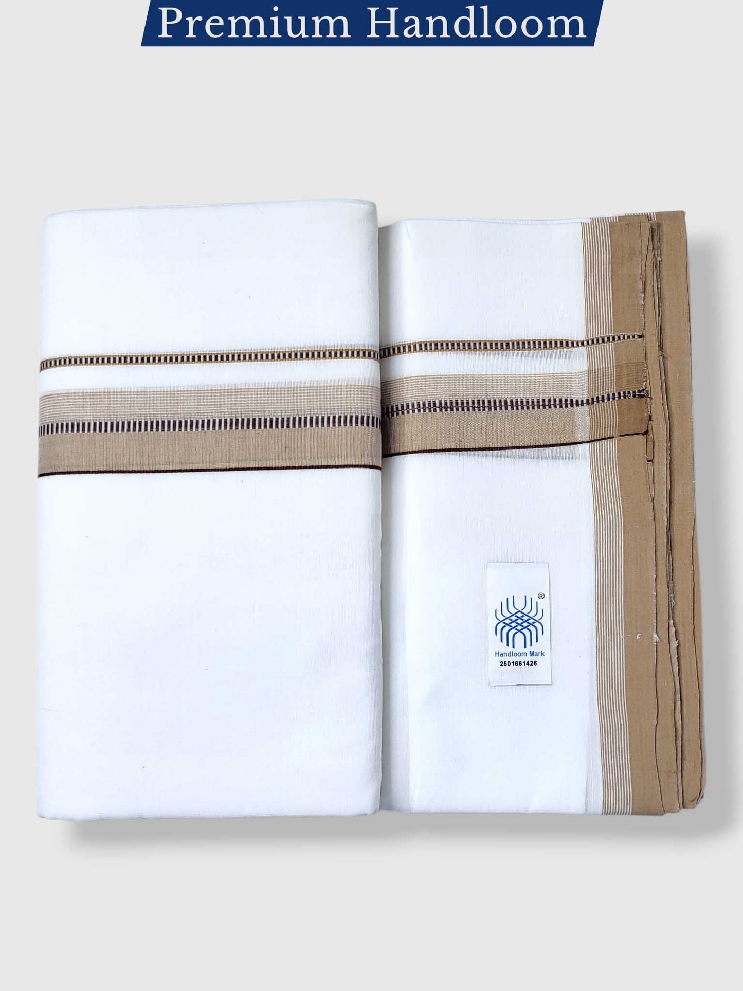 Kerala Premium Balaramapuram Handloom Dhoti/Mundu for Men