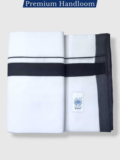 Kerala Premium Balaramapuram Handloom Dhoti/Mundu for Men