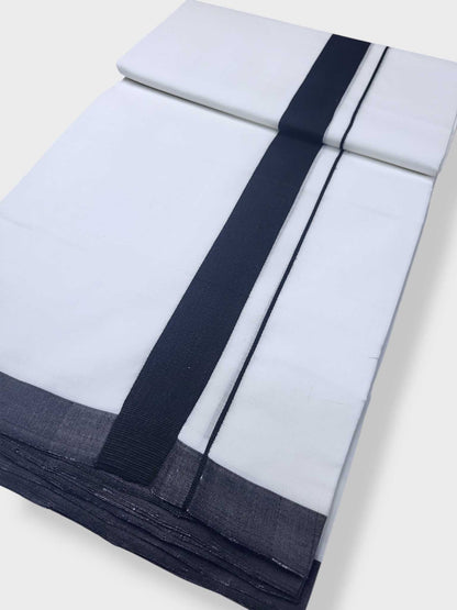 Kerala Premium Balaramapuram Handloom Dhoti/Mundu for Men