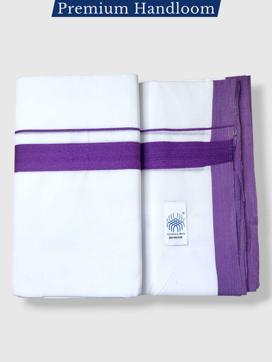 Kerala Premium Balaramapuram Handloom Dhoti/Mundu for Men