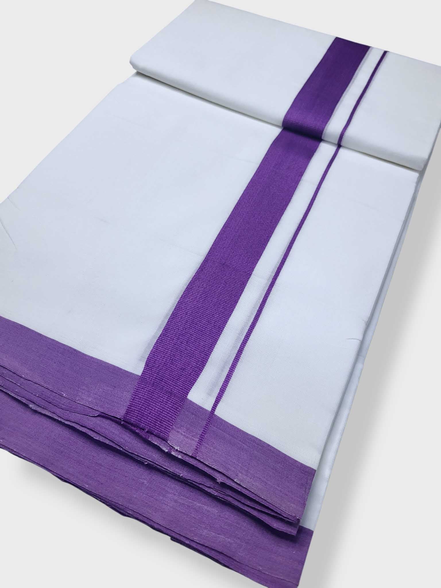 Kerala Premium Balaramapuram Handloom Dhoti/Mundu for Men