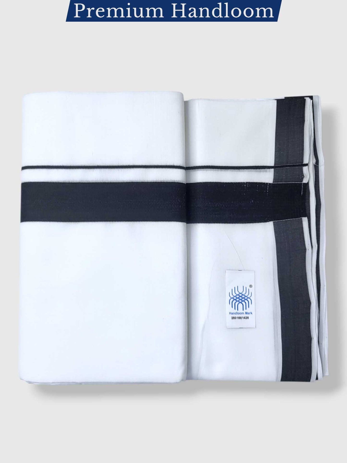 Kerala Premium Balaramapuram Handloom Dhoti/Mundu for Men